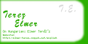 terez elmer business card